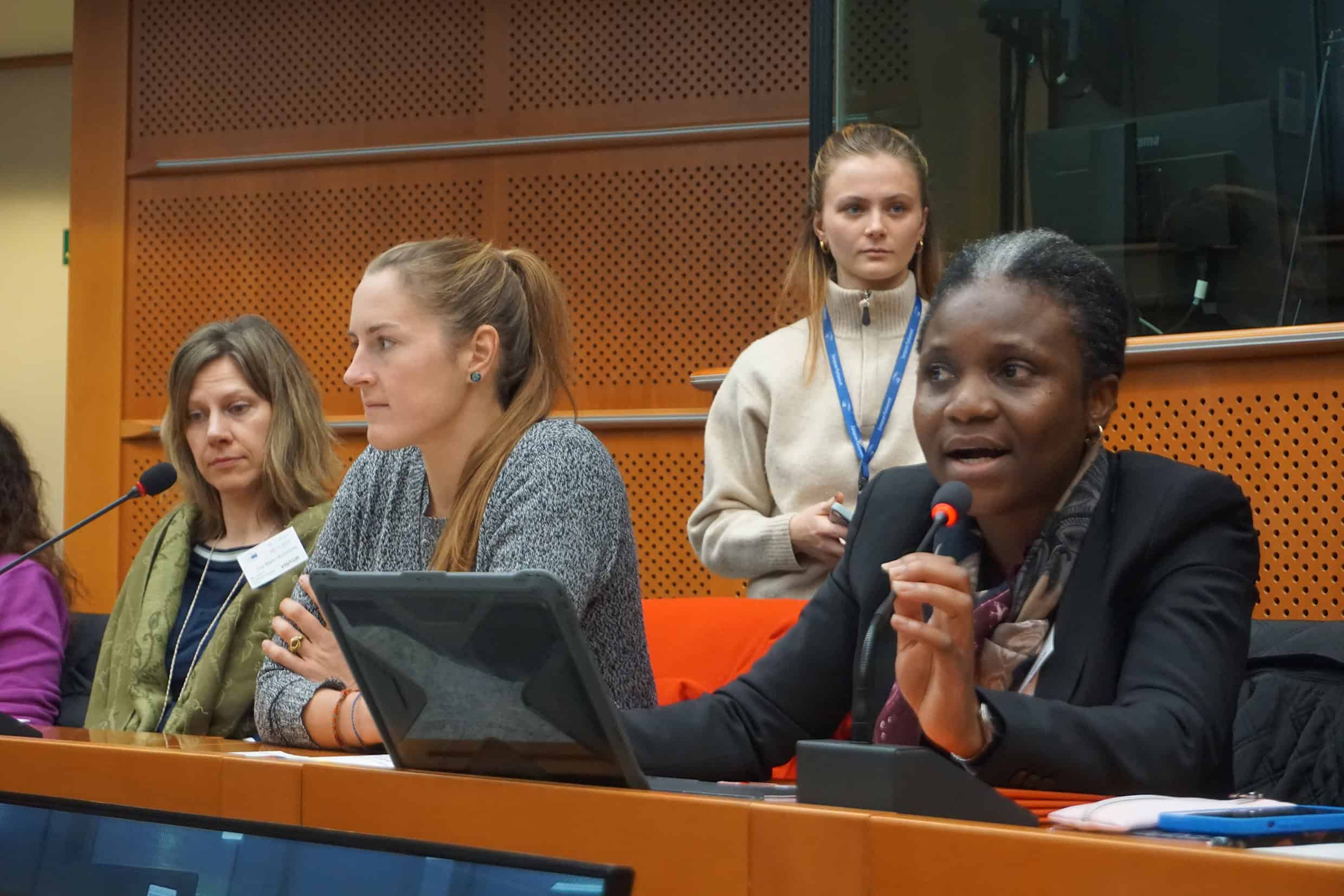 Migrant:innen und Gemeinden diskutieren Forderungspaket im EU-Parlament